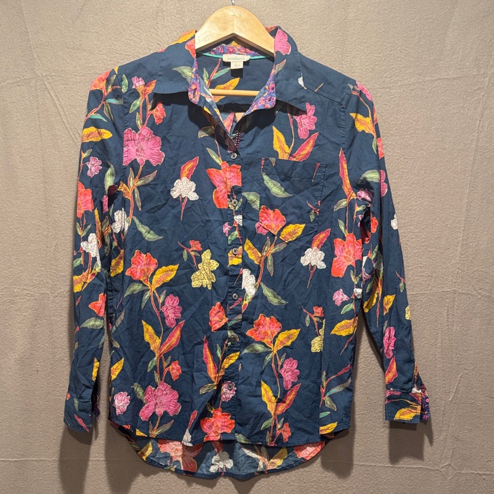 Sundance Multicolor Lightweight Button Down Shirt - image 1